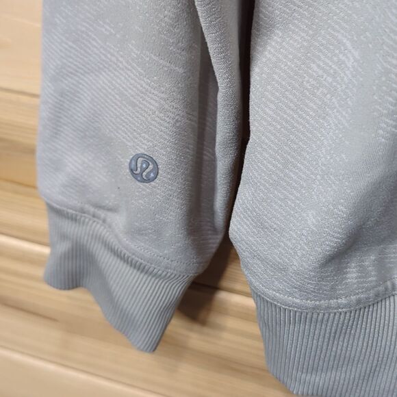 Lululemon Top Mens Small Gray Relaxed Fit Training Hoodie - Picture 6 of 11
